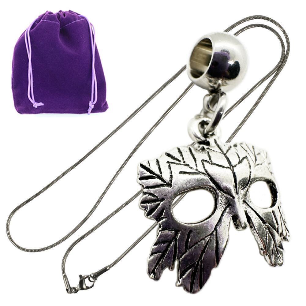 Mask Necklace - Stainless Steel Chain